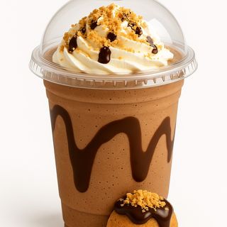 Milkshake de Chocolate com Amendoim