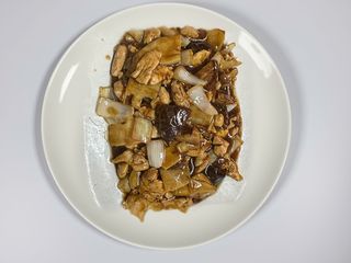 Galinha com Cogumelos Chineses