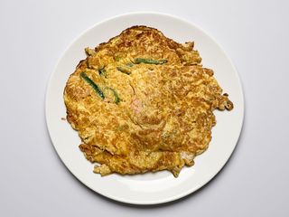 22. Omeleta com Gambas