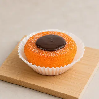 Queijada de cenoura com chocolate
