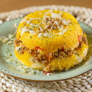 Cuscuz Carne picada cremosa