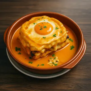 Francesinha de vaca