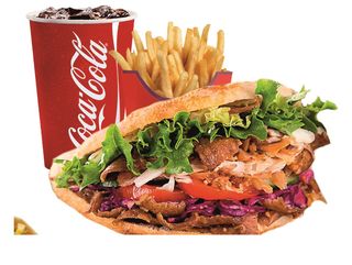 Menu Doner Kebab