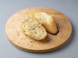 Pão de alho com queijo com 1 ingrediente à escolha