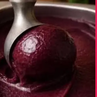1 BOLA DE AÇAI COM LEITE CONDENSADO