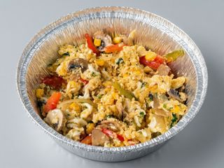 Ovos Mexidos com Legumes