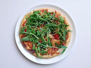 Pizza de Rúcula Vegan