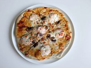 Pizza Caril de Camarão