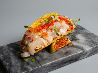 Tacos de Peixe Branco (2 Peças)