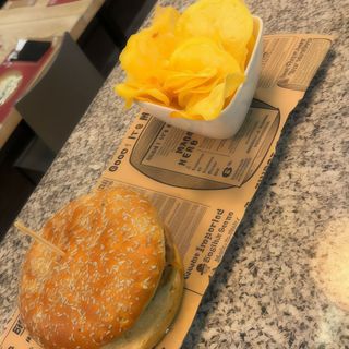 Hambúrguer à Petisqueira