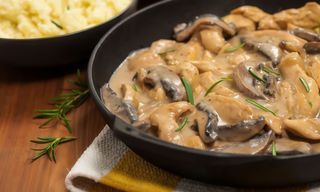 Lombinhos de Porco com Champignon