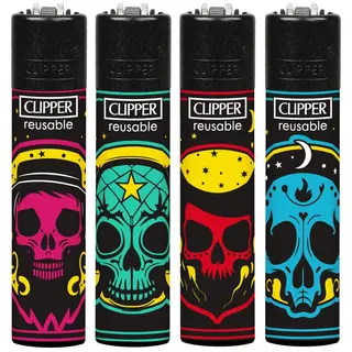 Clipper Black Magic Skulls