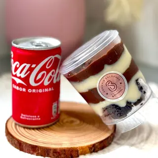 Combo brownie no pote + Mini coca cola 150ml