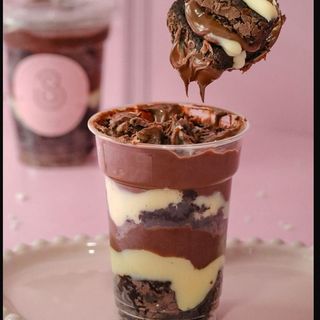 Brownie pote Nido e Nutella