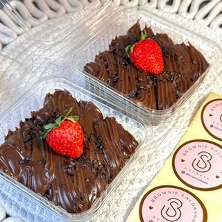 Brownie Supremo Brigadeiro & morango