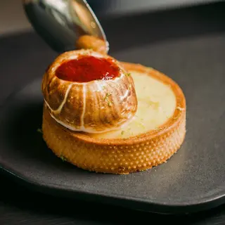 Tarte de Lima e Coulis