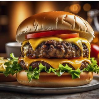 Menu Double Cheese Burger