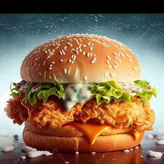  Crispy Chicken Burger