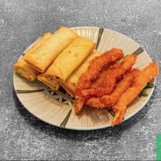 B9B Camarão Panado + Crepe de Vegetais