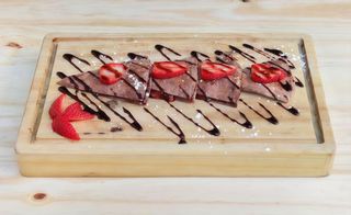 Quesadilla de Morango e Nutella