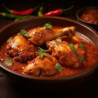 Qorma De Frango Vermelho (Chicken Qorma Red)