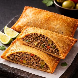 Pastel de Carne com Queijo