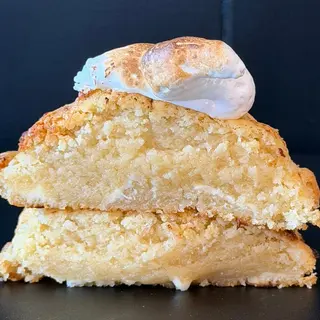 Cookie de Limão, chocolate branco e Merengue Suiço