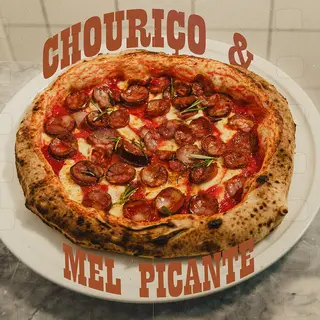 Chouriço e mel picante