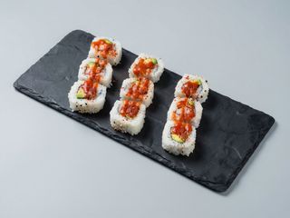 Rolo Primavera com Molho Picante