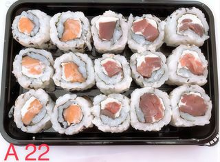 A22. 15 Peças Califórnia Rolo Philadelphia