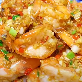 127.Gambas com Alho na Chapa Quente