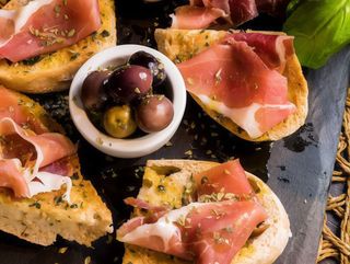 Pão de Alho com Presunto