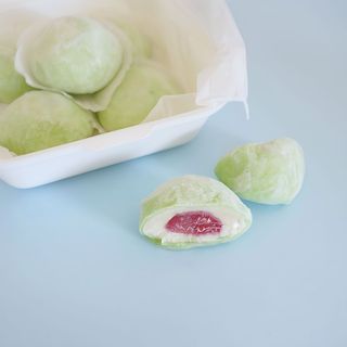 Mochi de matcha e framboesa 1pc