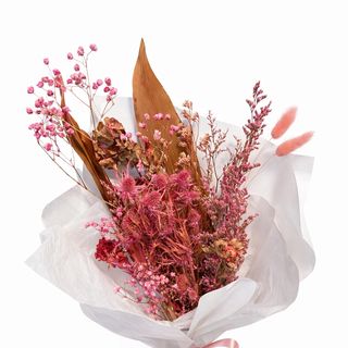 Dried Flowers Pink Bouquet