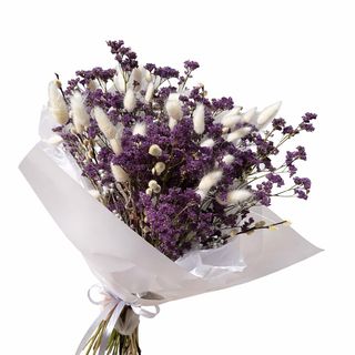 Dried Flowers Soft Purple