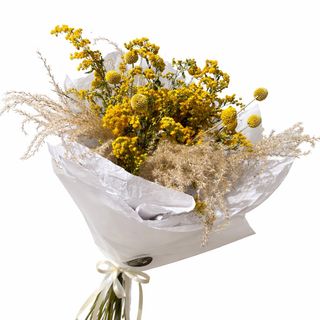 Dried Flowers Yellow Party