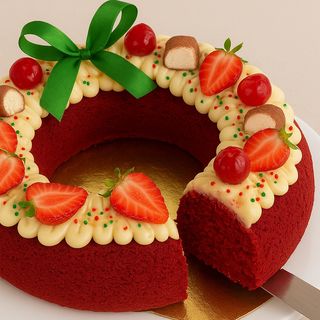 Vulcão final de ano serve 10 a 13 pessoas, tamanho família