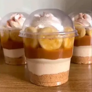 Bolo de pote Banoffe