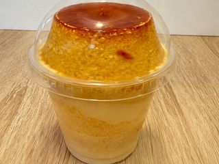 Bolo no pote com Pudim