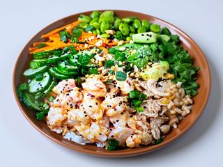 Shrimp poke bowl