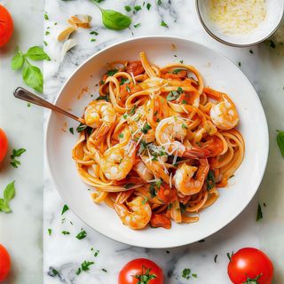 Prawn Spaghetti