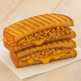 Tosta de Frango, Queijo Cheddar e Cebola