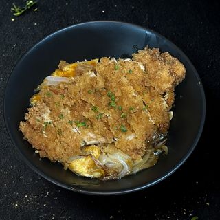 Arroz com Frango panado