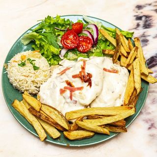 Bife de Bacon e Queijo