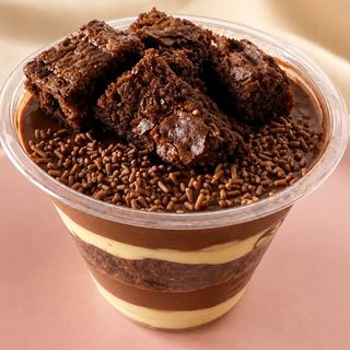 Copo Brownie Chocolate e Nido