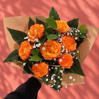 BOUQUET 7 ROSAS FOGO OU PINK