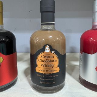 Licor creme de chocolate com whisky