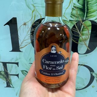 Licor de caramelo com flor de sal 