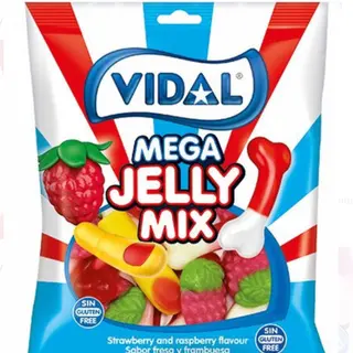 Pacote de gomas Vidal Mega Jelly Mix