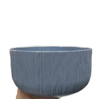 Taça redonda azul 